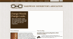 Desktop Screenshot of hardwooddistributors.org