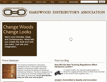 Tablet Screenshot of hardwooddistributors.org
